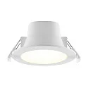LED Downlight ACRUX PRO 82 CCT, IP54 IK05, Ø 11cm, 9W 2700/3000/4000K 1180lm 100°, CRi>90, UGR<19, dimmbar, weiß