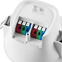 LED Downlight ACRUX PRO 82 CCT, IP54 IK05, Ø 11cm, 9W 2700/3000/4000K 1180lm 100°, CRi>90, UGR<19, dimmbar, weiß