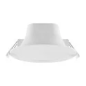 LED Downlight ACRUX PRO 120 CCT, IP54 IK05, Ø 14.5cm, 9-15W 2700/3000/4000K 1950lm 100°, CRi>90, UGR<19, dimmbar, weiß