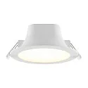 LED Downlight ACRUX PRO 120 CCT, IP54 IK05, Ø 14.5cm, 9-15W 2700/3000/4000K 1950lm 100°, CRi>90, UGR<19, dimmbar, weiß