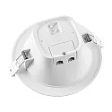 LED Downlight ACRUX PRO 120 CCT, IP54 IK05, Ø 14.5cm, 9-15W 2700/3000/4000K 1950lm 100°, CRi>90, UGR<19, dimmbar, weiß