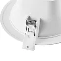 LED Downlight ACRUX PRO 120 CCT, IP54 IK05, Ø 14.5cm, 9-15W 2700/3000/4000K 1950lm 100°, CRi>90, UGR<19, dimmbar, weiß