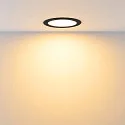 Deko-Light LED Downlight ACRUX PRO 120 CCT, IP54 IK05, Ø 14.5cm, 9-15W 2700/3000/4000K 1950lm 100°, CRi>90, UGR<19, dimmbar, schwarz