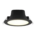 Deko-Light LED Downlight ACRUX PRO 120 CCT, IP54 IK05, Ø 14.5cm, 9-15W 2700/3000/4000K 1950lm 100°, CRi>90, UGR<19, dimmbar, schwarz