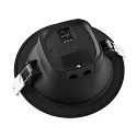 Deko-Light LED Downlight ACRUX PRO 120 CCT, IP54 IK05, Ø 14.5cm, 9-15W 2700/3000/4000K 1950lm 100°, CRi>90, UGR<19, dimmbar, schwarz