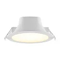 Deko-Light LED Downlight ACRUX PRO 12045 CCT, IP54 IK05, Ø 18cm, 12-20W 2700/3000/4000K 2600lm 100°, CRi>90, UGR<19, dimmbar, weiß