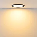Deko-Light LED Downlight ACRUX PRO 12045 CCT, IP54 IK05, Ø 18cm, 12-20W 2700/3000/4000K 2600lm 100°, CRi>90, UGR<19, dimmbar, schwarz