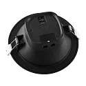 Deko-Light LED Downlight ACRUX PRO 12045 CCT, IP54 IK05, Ø 18cm, 12-20W 2700/3000/4000K 2600lm 100°, CRi>90, UGR<19, dimmbar, schwarz