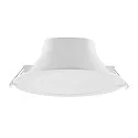 LED Downlight ACRUX PRO 12045 CCT, IP54 IK05, Ø 23cm, 18-30W 2700/3000/4000K 2600lm 100°, CRi>90, UGR<19, dimmbar, weiß