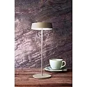 Deko-Light Outdoor LED-Akku-Tischleuchte MIRAM, Kopf + Standfuß, IP54, Up/Down, 3.7V, 2.2W 3000K 196lm, mit Touch-Dimmer + USB-C, grün