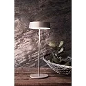 Deko-Light Outdoor LED-Akku-Tischleuchte MIRAM, Kopf + Standfuß, IP54, Up/Down, 3.7V, 2.2W 3000K 196lm, mit Touch-Dimmer + USB-C, grau