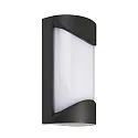 LED Außenwandleuchte GRUMIUM RUND I - Abdeckung oben/unten, IP54, 10W 3000K 325lm, dunkelgrau