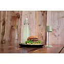 Deko-Light battery table lamp s with touch dimmer, with charger, 15 pcs. IP65, mat, greygreen dimmable
