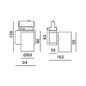 Deko-Light LED 3-Phasen-Leuchte NIHAL MINI, 13.5W 3000K 950lm 35°, dimmbar, Weiß