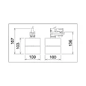 Deko-Light LED 3-phase spot UNI II, 16W 3000K 910lm 35°, dimmable, white