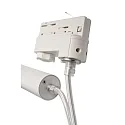 Deko-Light  LED 3-Phasen Pendelleuchte SLIM DIM, IP20, 5W 2700K 500lm 24°, CRi >90, UGR <19, dimmbar, Soft-Textilkabel, weiß