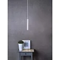Deko-Light  LED 3-Phasen Pendelleuchte SLIM DIM, IP20, 5W 2700K 500lm 24°, CRi >90, UGR <19, dimmbar, Soft-Textilkabel, weiß