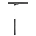  LED 1-Phasen Pendelleuchte SLIM DIM, IP20, 5W 2700K 500lm 24°, CRi >90, UGR <19, dimmbar, Soft-Textilkabel, schwarz