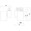Deko-Light 1-phase spot NIHAL MINI current constant IP20, black dimmable