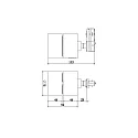 Deko-Light LED 1-Phasen Strahler UNI II MINI TILT, IP20, CRi >90, kardanisch, mit Adapter, dimmbar, 11.3W 2700K 700lm 36°, schwarz