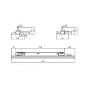 Deko-Light LED 3-Phasen-Leuchte LINEAR PRO FOLD, IP20, 60cm, CRi >90, Multi-Power, schaltbar, 20W 4000K 2900lm 30°, weiß