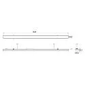 Deko-Light LED Lichtbandsystem SANOTRUNK UNIVERSAL 120°, 75W, 4000K, 11600lm, IP40, DALI dimmbar, weiß