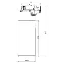Deko-Light LED 3-Phasen Strahler LUCEA 30 CCT TILT, 36°, 33W, 3000/4000K, 2700/2900lm, IP20, DALI dimmbar, weiß