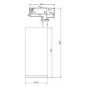 Deko-Light LED 3-Phasen Strahler LUCEA 40 TILT, 36°, 40W, 4000K, 4480lm, IP20, DALI dimmbar, schwarz
