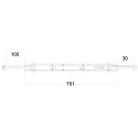 Deko-Light light strip system SANOTRUNK UNIVERSAL SPOT IP40, white