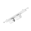 LED Lichtbandsystem SANOTRUNK UNIVERSAL SPOT DOUBLE, 60W, 4000K, 8580lm, IP40, DALI dimmbar, weiß