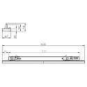 Deko-Light 3-phase luminaire LINEAR PRO OFFICE 600 DALI controllable IP20, white dimmable
