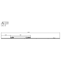 Deko-Light LED 3-Phasen Leuchte LINEAR PRO OFFICE 1500, 45/50/55/60W, 3000K, 9600lm, IP20, DALI dimmbar, weiß