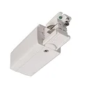 Deko-Light Zubehör für 3-Phasen-Schienensystem D LINE - elektrischer Einspeiser Rechts, 220-240V AC / 50-60Hz, Weiß