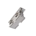 Zubehör für 3-Phasen-Schienensystem D LINE - elektrischer Verbinder, 220-240V AC / 50-60Hz, Grau