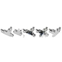 Deko-Light Accessories for 3-phase track system D LINE - T-coupler left-left-right with change mechanism, 220-240V AC, white