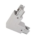 Zubehör für 3-Phasen-Schienensystem D LINE - 90°-Verbinder links-rechts mit Wechselmechanik, 220-240V AC / 50-60Hz, Grau