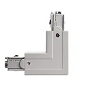 Deko-Light Zubehör für 3-Phasen-Schienensystem D LINE - 90°-Verbinder links-rechts mit Wechselmechanik, 220-240V AC / 50-60Hz, Grau
