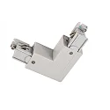 Deko-Light Zubehör für 3-Phasen-Schienensystem D LINE - 90°-Verbinder links-rechts mit Wechselmechanik, 220-240V AC / 50-60Hz, Grau