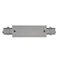 Deko-Light Zubehör für 3-Phasen-Schienensystem D LINE - elektrischer Längsverbinder mit Einspeisemöglichkeit links-rechts, Grau