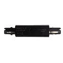 Deko-Light Zubehör für 3-Phasen-Schienensystem D LINE - elektrischer Längsverbinder mit Einspeisemöglichkeit links-rechts, Schwarz