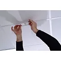 Deko-Light Zubehör für 3-Phasen-Schienensystem D LINE - Rasterdecken-Schnellmontageklammer, Weiß