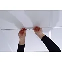 Deko-Light Zubehör für 3-Phasen-Schienensystem D LINE - Rasterdecken-Schnellmontageklammer, Weiß