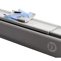 Deko-Light Zubehör für 3-Phasen-Schienensystem D LINE - Rasterdecken-Schnellmontageklammer, Grau