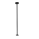 Deckenabhängung für 3-Phasen Leuchte D LINE, starr, 635 mm, schwarz