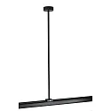 Deko-Light Deckenabhängung für 3-Phasen Leuchte D LINE, starr, 635 mm, schwarz