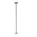 Deckenabhängung für 3-Phasen Leuchte D LINE, starr, 635 mm, silber