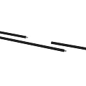 Deko-Light Verlängerung für Deckenabhängung für 3-Phasen Leuchte D LINE, starr, 310 mm , schwarz