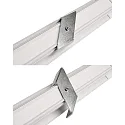 Deko-Light mounting bracket D LINE/DALI built-in version, silver