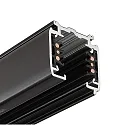 Deko-Light 3-phase surface-mounted track D LINE/DALI 100CM, black