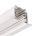 Deko-Light 3-Phasen Einbau-Stromschiene D LINE DALI, mit Flügel, 100cm, weiß